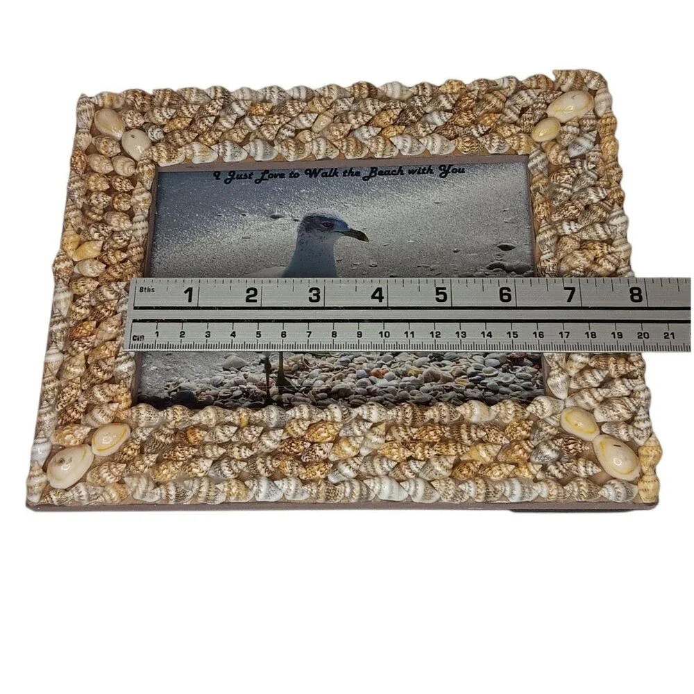 Seashell Tabletop Photo Frame 7.5